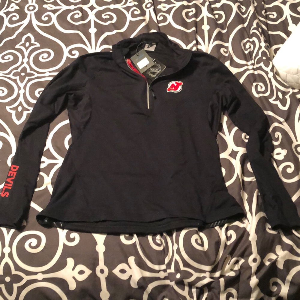 Brand new NHL New Jersey Devils half zip